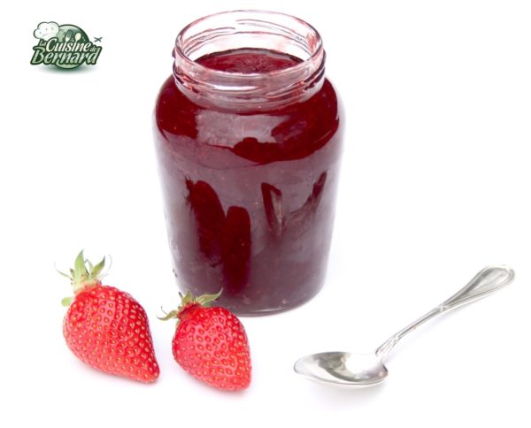 Pot de confiture de fraise - 400g.